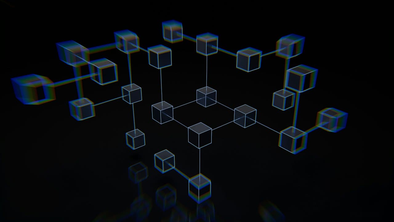 Diagram contrasting on-chain settlement and off-chain order matching on a blockchain based trading platform